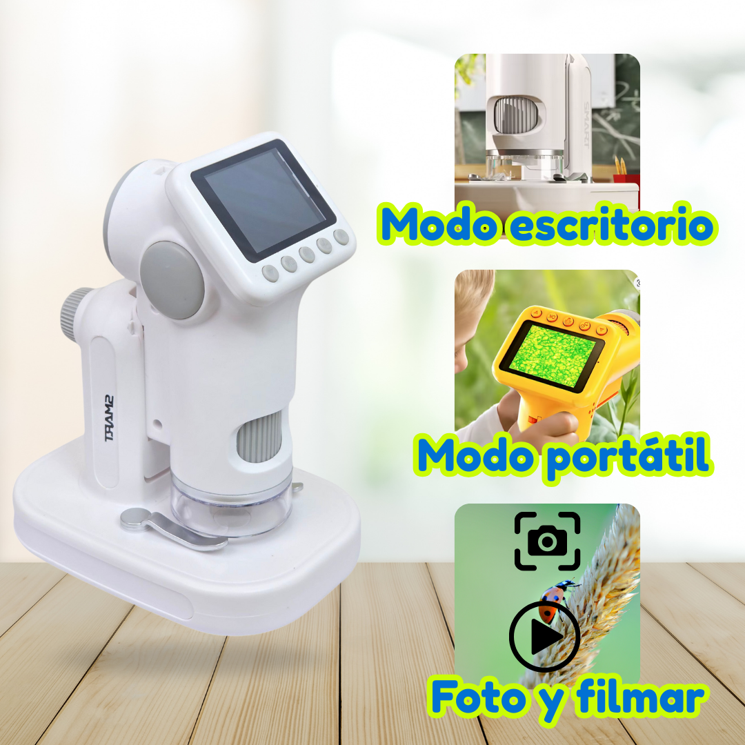 Microscopio digitale per imparare giocando